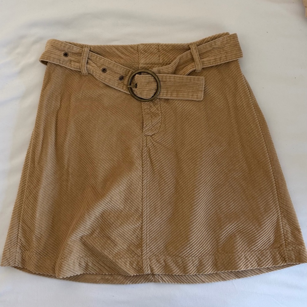 American Eagle Corduroy Mini Skirt with Belt